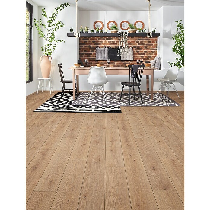 LOGOCLIC Aquaprotect Smart Laminat Sogne Oak (Sogne Oak, Landhausdiele, 1 288 x 195 x 6 mm) | BAUHAUS