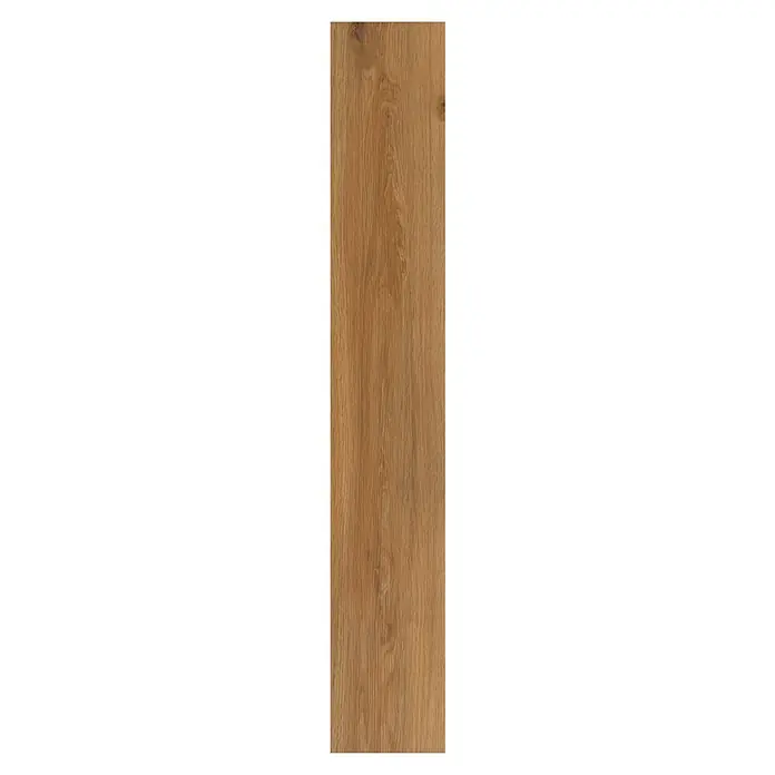 b!design Vinylboden SPC - Eiche Natural, Landhausdiele, 1.220 x 182 x 4,3 mm - Braune Holzoptikfliese mit natürlicher Maserung, geeignet für Böden oder Wandverkleidungen.