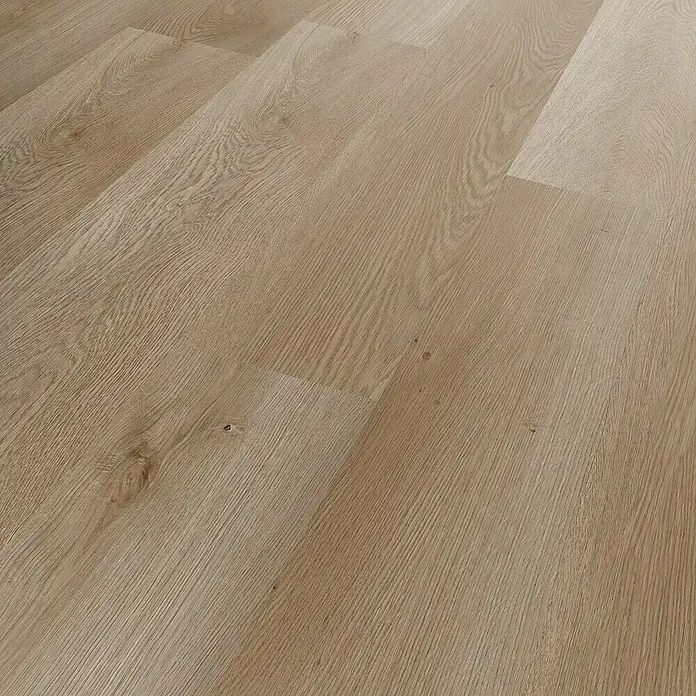 b!design Vinylbodenmuster SPC - Eiche Stanser, 280 x 160 x 4,3 mm, Landhausdiele - Helle Naturholz-Dielenböden mit sichtbarer Maserung.