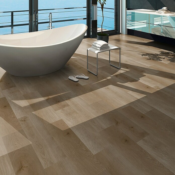 b!design Vinylboden SPC (Eiche Stanser, Landhausdiele, 1 220 x 182 x 4,3 mm) | BAUHAUS