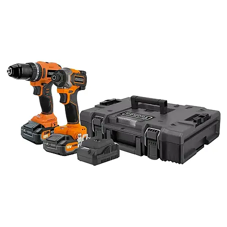 Toolson PRO Set taladro percutor de batería y atornillador