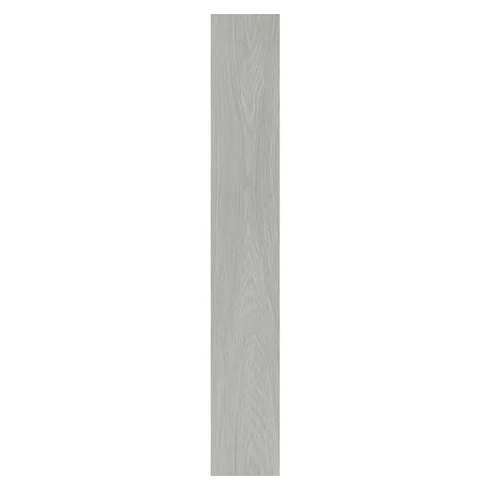 b!design Vinylboden SPC - Eiche Pilatus, Landhausdiele, 1.220 x 182 x 4,3 mm - Helle graue Holzstruktur mit dezenter natürlicher Maserung.