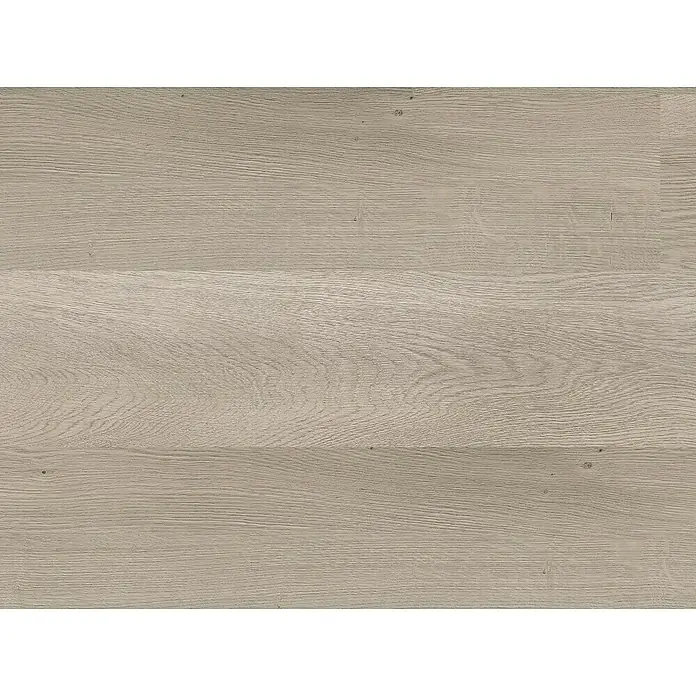 b!design Vinylboden SPC - Eiche Brunni, Landhausdiele, 1.220 x 182 x 4,3 mm - Helle, grau-beige Holzoberfläche mit deutlicher Maserung und Plankendetails.