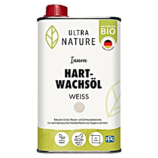 Ultra Nature BIO Hartwachsöl (Weiß, 500 ml)