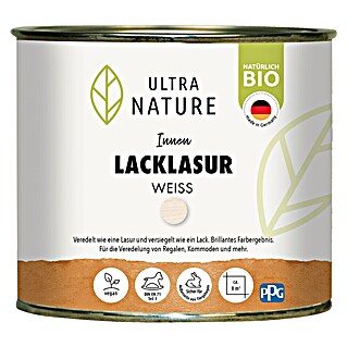 Ultra Nature BIO Lacklasur (Palisander, 375 ml, Seidenglänzend)