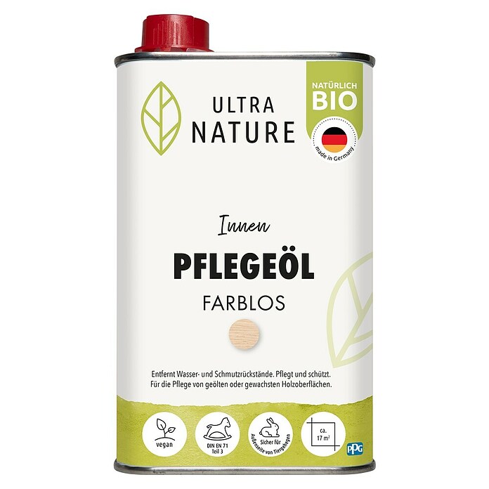 Ultra Nature BIO Pflegeöl (Farblos, 500 ml) | BAUHAUS