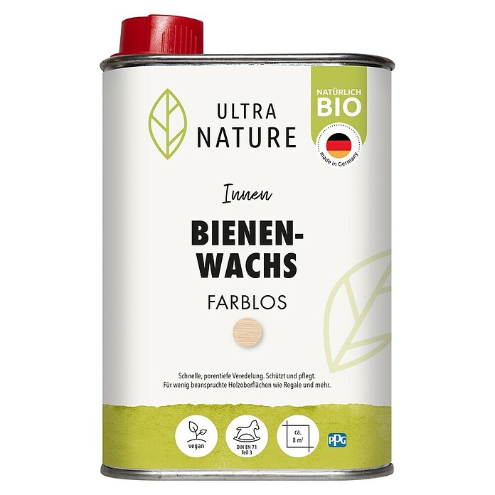 Ultra Nature BIO Bienenwachs (Farblos, 250 ml) | BAUHAUS
