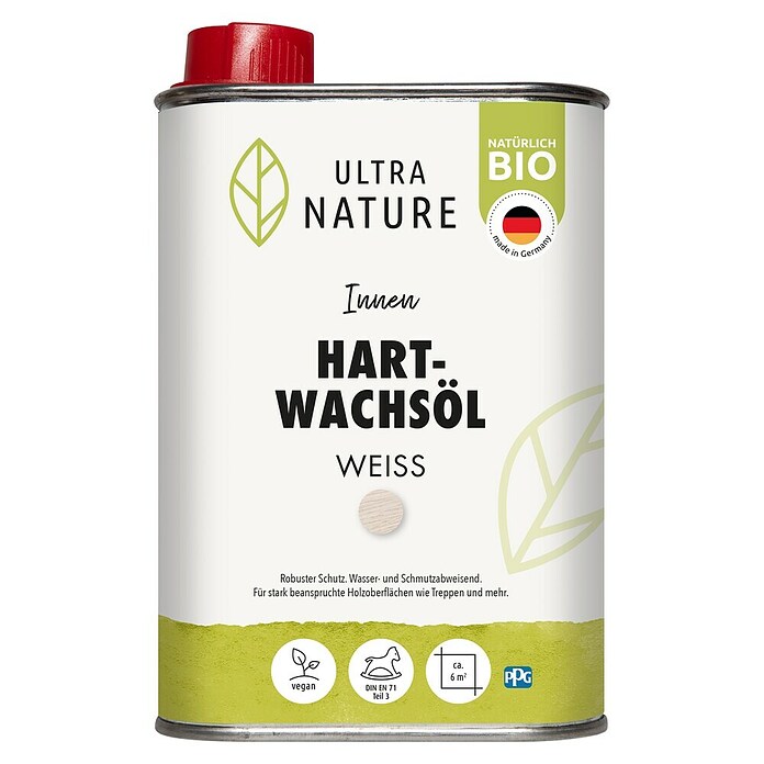 Ultra Nature BIO Hartwachsöl (Weiß, 250 ml) | BAUHAUS