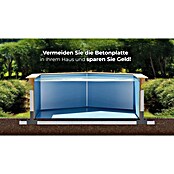 Gre Piscina de madera Bambú 2 (L x An x Al: 535 x 355 x 136 cm, 20.890 l, Natural) | BAUHAUS