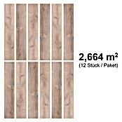 b!design Vinylboden SPC (Western Eiche, Landhausdiele, 1 220 x 182 x 4,3 mm) | BAUHAUS
