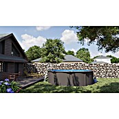 Gre Piscina de WPC (Ø x Al: 350 x 120 cm, 9.990 l, Antracita) | BAUHAUS