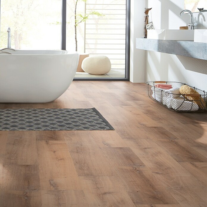 b!design Vinylboden SPC (Cognac Eiche, Landhausdiele, 1 220 x 182 x 4,3 mm) | BAUHAUS