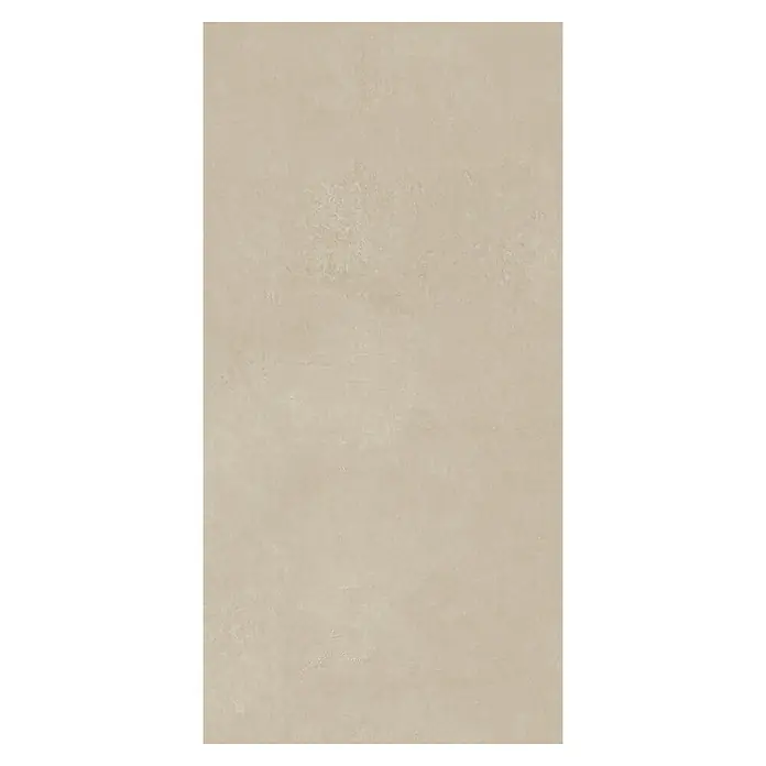 b!design Vinylboden SPC - Avelino, Fliese, 800 x 400 x 6,5 mm - Hellbeige texturierte Oberfläche, möglicherweise eine Wandverkleidung oder großformatige Fliese.