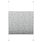 Gardinia EasyFix Plissee Curl (L x B: 130 x 80 cm, Grau, Polyester) | BAUHAUS