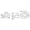 Geberit iCon Spülrandloses Wand-WC-Set iCon XS (Mit WC-Sitz, Tiefspüler, Weiß)