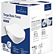 Villeroy & Boch WC-Set Targa Style Twist (L x B x H: 42 x 41 x 57 cm, Weiß Alpin) | BAUHAUS