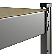 Regalux Metalni regal  (V x Š x DB: 180 x 93 x 40 cm, Nosivost po polici: 175 kg, Broj polica: 5 Kom., Uticanje) | BAUHAUS