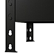 Regalux Schwerlastregal Rivet Atlas (H x B x T: 180 x 160 x 60 cm, Traglast pro Boden: 280 kg, Anzahl Böden: 4 Stk., Stecken, Schwarz) | BAUHAUS