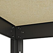 Regalux Metalni regal  (V x Š x DB: 180 x 93 x 40 cm, Nosivost po polici: 175 kg, Broj polica: 5 Kom., Uticanje) | BAUHAUS