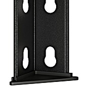 Regalux Schwerlastregal Rivet Atlas (H x B x T: 180 x 160 x 60 cm, Traglast pro Boden: 280 kg, Anzahl Böden: 4 Stk., Stecken, Schwarz) | BAUHAUS