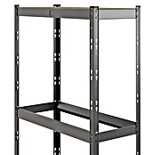 Regalux Metalni regal  (V x Š x DB: 180 x 93 x 40 cm, Nosivost po polici: 175 kg, Broj polica: 5 Kom., Uticanje) | BAUHAUS