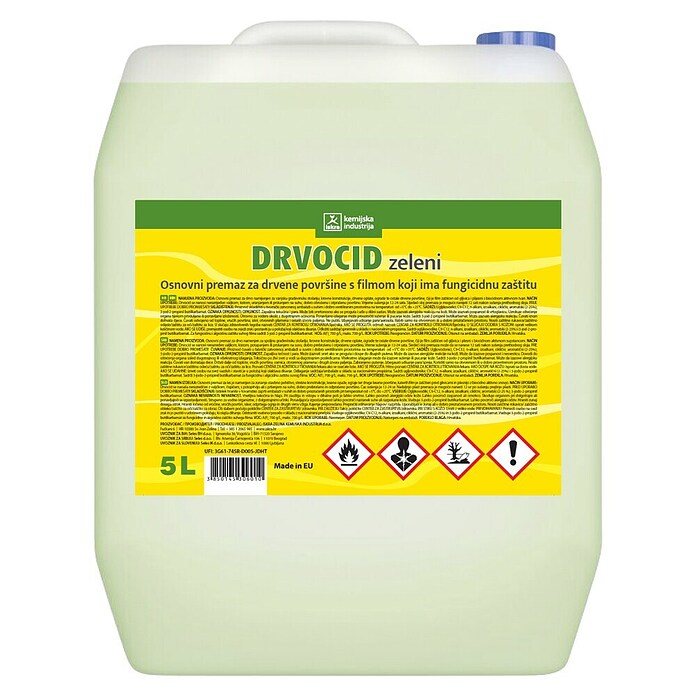 Sredstvo za impregnaciju drvocid zeleni  (5 l) | BAUHAUS