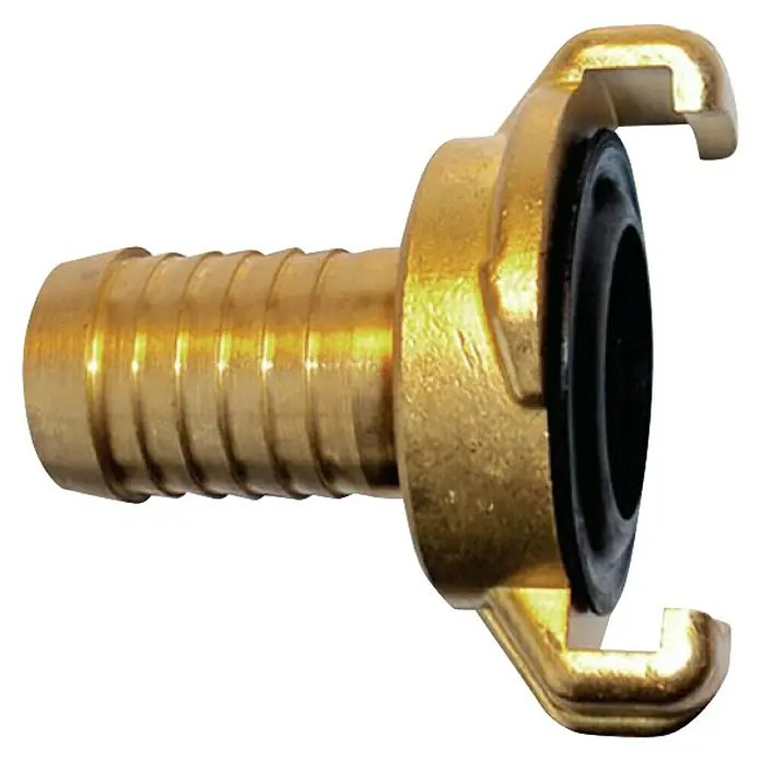 Schlauchstück - 1 ½″, Messing - Messing-Schnellkupplung für Schläuche mit Schlauchtülle.