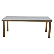 Gartentisch Kanto (L x B x H: 200 x 100 x 74 cm, Eckig, Grau/Braun, Aluminium) | BAUHAUS