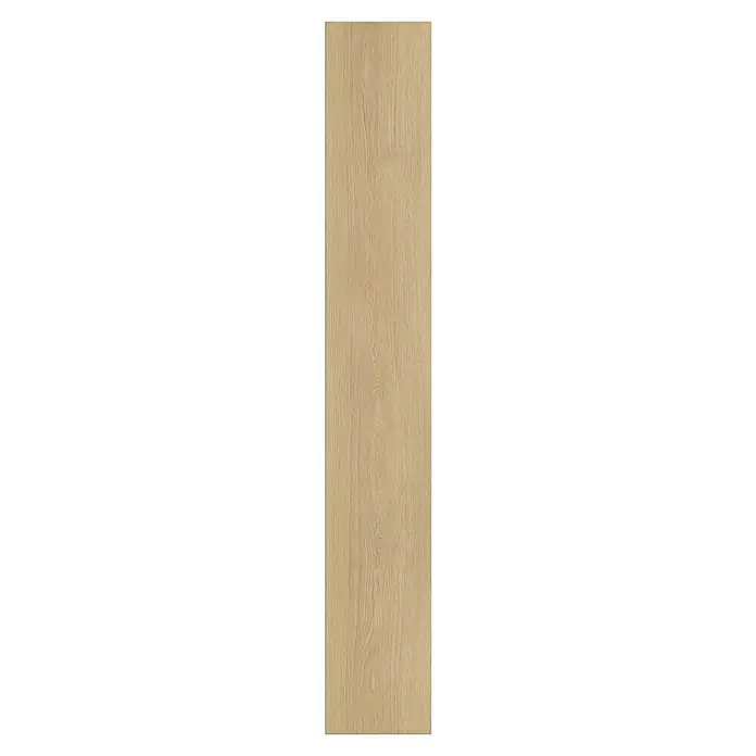 Laminado Silk Conforth - 1.285 x 192 x 7 mm, Marrón, AC3 - Panel de madera marrón claro con veta vertical natural.