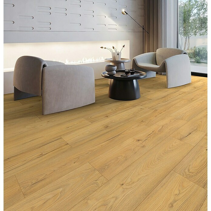 Laminado Fairwolf (1.288 x 195 x 8 mm, Marrón, AC4) | BAUHAUS