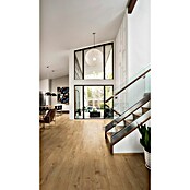 LOGOCLIC Aquaprotect Laminado Roble Sherwood (1.288 x 195 x 12 mm, Roble Sherwood, AC5, Resistente al agua) | BAUHAUS