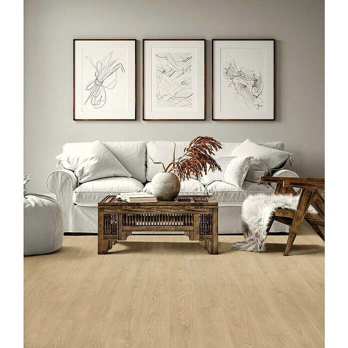 Laminado Silk Conforth (1.285 x 192 x 7 mm, Marrón, AC3) | BAUHAUS