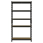 Regalux Metalni regal  (V x Š x DB: 180 x 93 x 40 cm, Nosivost po polici: 175 kg, Broj polica: 5 Kom., Uticanje) | BAUHAUS