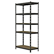 Regalux Metalni regal  (V x Š x DB: 180 x 93 x 40 cm, Nosivost po polici: 175 kg, Broj polica: 5 Kom., Uticanje) | BAUHAUS