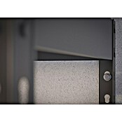 Regalux Schwerlastregal Rivet Atlas (H x B x T: 180 x 160 x 60 cm, Traglast pro Boden: 280 kg, Anzahl Böden: 4 Stk., Stecken, Schwarz) | BAUHAUS