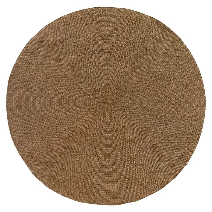 Alfombra exterior In/Out Ebro (Marrón, Diámetro: 120 cm, 100% Polietileno) | BAUHAUS