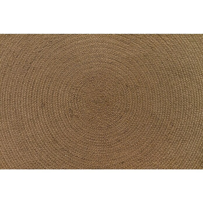 Alfombra exterior In/Out Ebro (Marrón, Diámetro: 120 cm, 100% Polietileno) | BAUHAUS