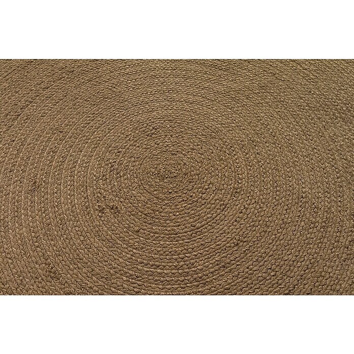 Alfombra exterior In/Out Ebro (Marrón, Diámetro: 120 cm, 100% Polietileno) | BAUHAUS