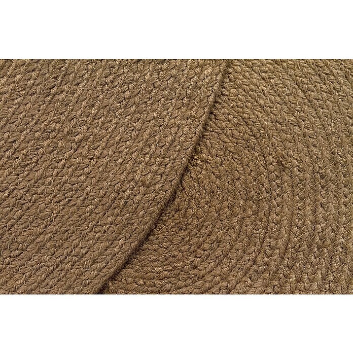 Alfombra exterior In/Out Ebro (Marrón, Diámetro: 120 cm, 100% Polietileno) | BAUHAUS