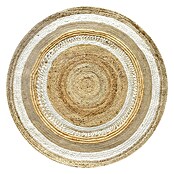 Alfombra de yute Marsella (Natural, Diámetro: 120 cm, 100% yute) | BAUHAUS