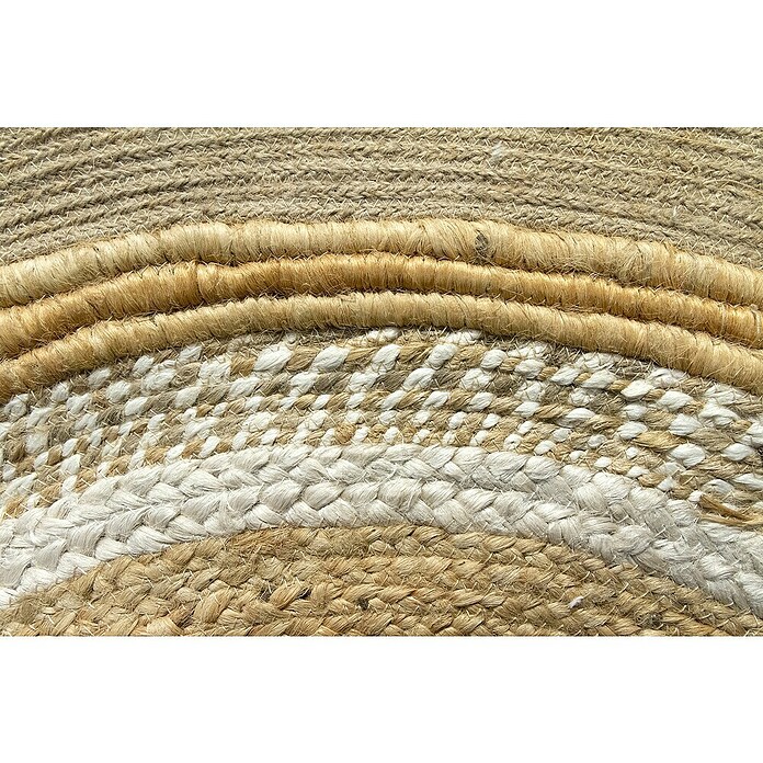 Alfombra de yute Marsella (Natural, Diámetro: 120 cm, 100% yute) | BAUHAUS