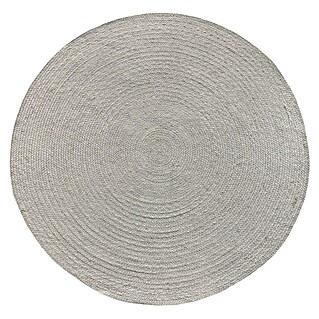 Alfombra exterior In/Out Ebro (Plata, Diámetro: 120 cm, 100% Polietileno)