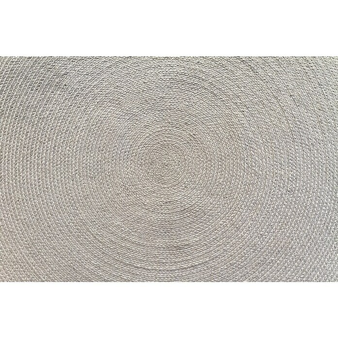 Alfombra exterior In/Out Ebro (Plata, Diámetro: 120 cm, 100% Polietileno) | BAUHAUS