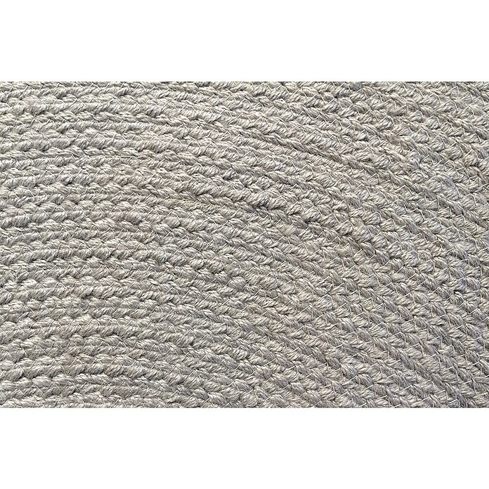 Alfombra exterior In/Out Ebro (Plata, Diámetro: 120 cm, 100% Polietileno) | BAUHAUS
