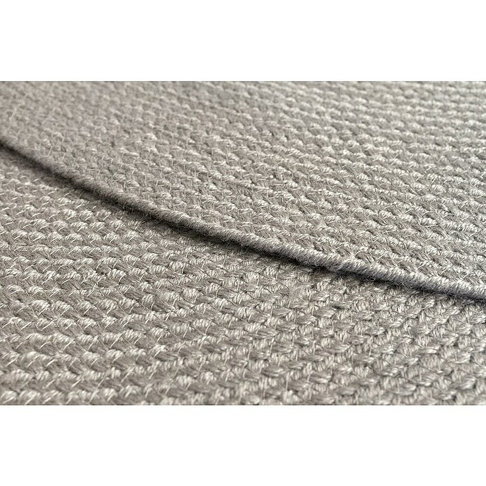 Alfombra exterior In/Out Ebro (Plata, Diámetro: 120 cm, 100% Polietileno) | BAUHAUS