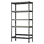 Regalux Metalni regal  (V x Š x DB: 180 x 93 x 40 cm, Nosivost po polici: 175 kg, Broj polica: 5 Kom., Uticanje) | BAUHAUS
