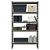 Regalux Metalni regal  (V x Š x DB: 180 x 93 x 40 cm, Nosivost po polici: 175 kg, Broj polica: 5 Kom., Uticanje) | BAUHAUS