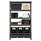 Regalux Metalni regal  (V x Š x DB: 180 x 93 x 40 cm, Nosivost po polici: 175 kg, Broj polica: 5 Kom., Uticanje) | BAUHAUS