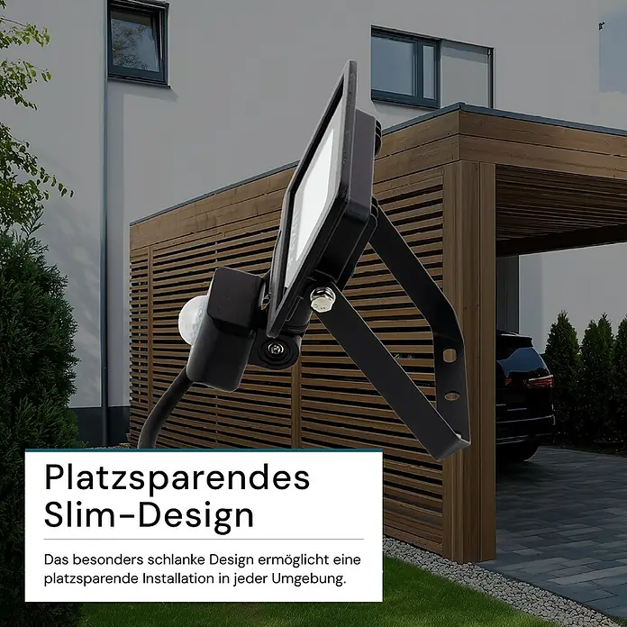 Luxula LED-Strahler - 10 W, 1.000 lm, 3.000 K, IP65