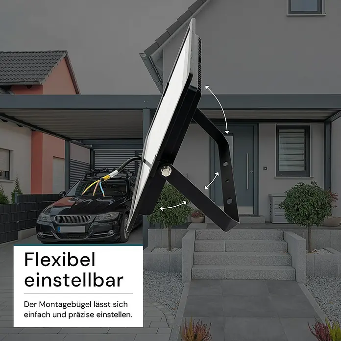 Luxula LED-Strahler - 200 W, 20.000 lm, 3.000 K, IP65